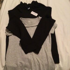 Sweatshirt and shirt girls